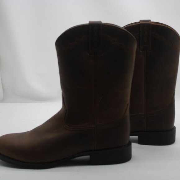Ariat Men's Cowboy Boots Leather Heritage Roper Western Size 12D 35525 - Picture 3 of 6